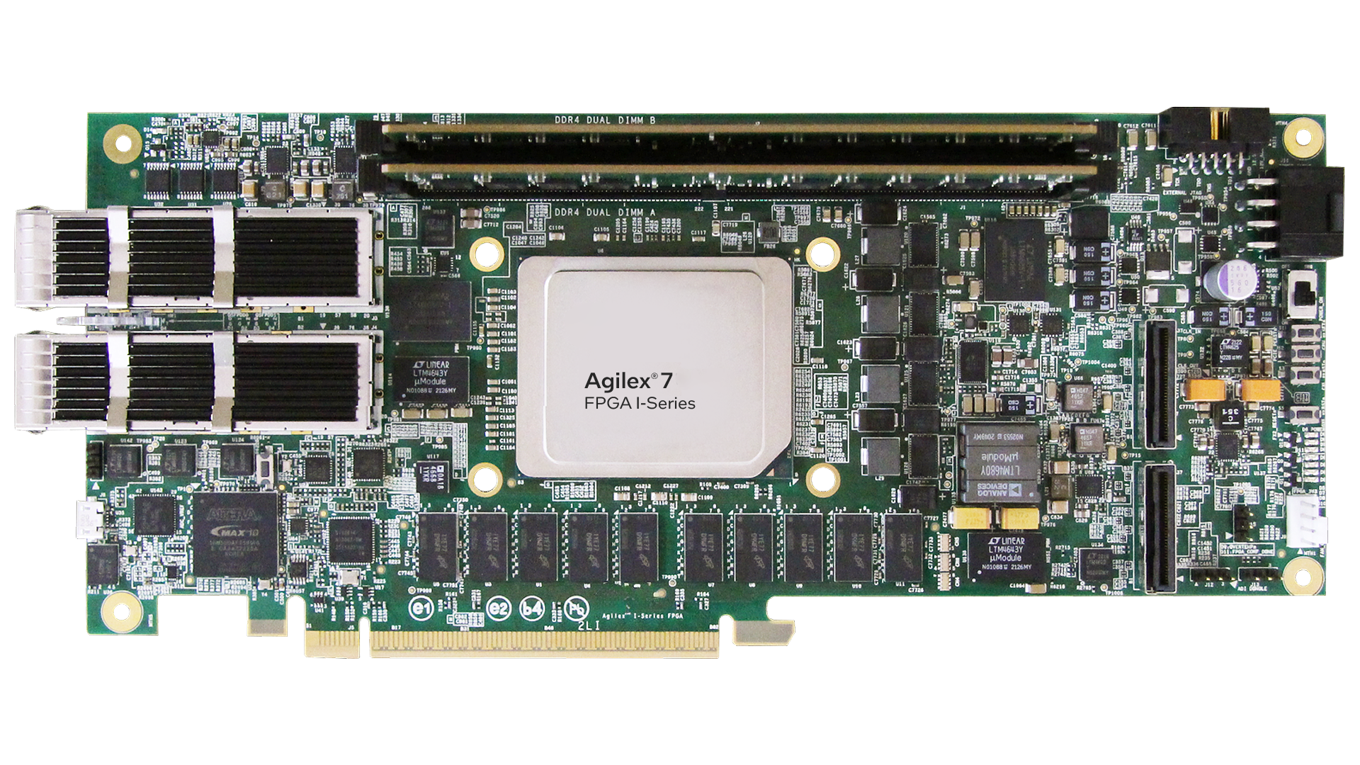 Agilex™ 7 FPGA I-Series Development Kit (2x R-Tile and 1x F-Tile